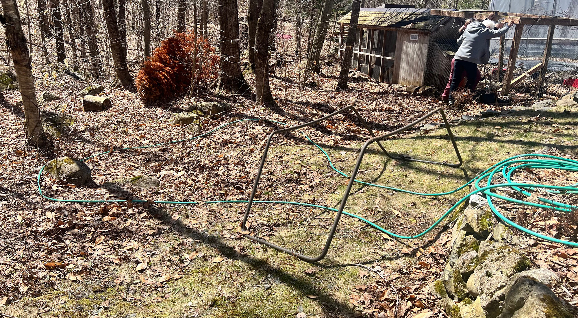 Avant — terrain actuel